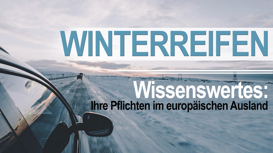 Auto in Winterlandschaft