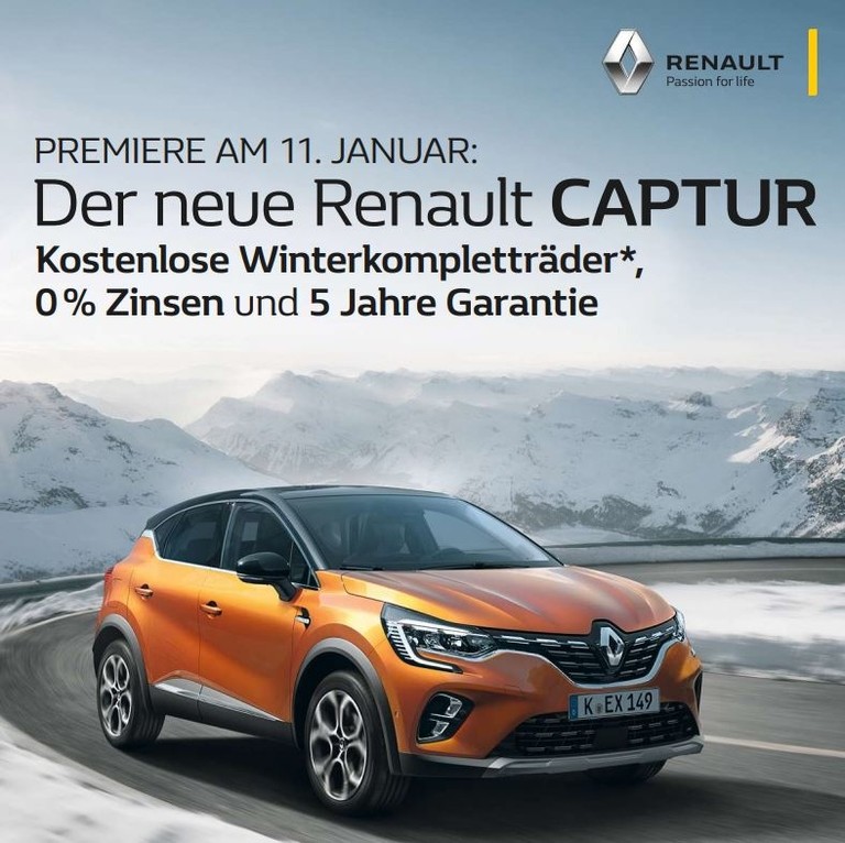 Renault Captur orange