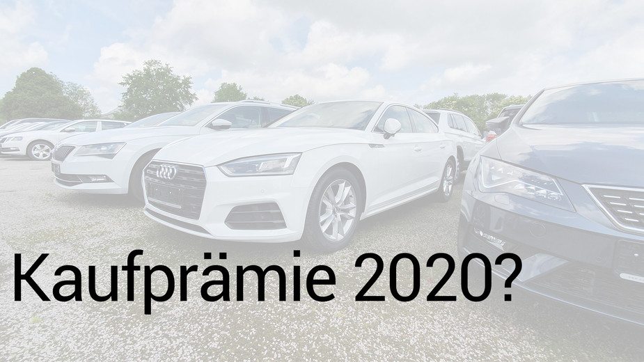 Autos mit Überschrift Kaufprämie 2020