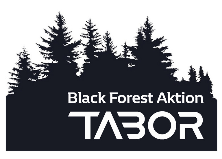 Schwarzes Logo für Black Forest Aktion
