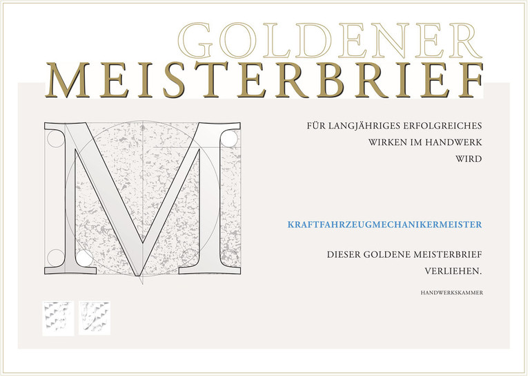 Goldener Meisterbrief