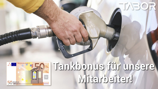 Autohaus Tabor unterstützt Mitarbeiter mit Tankbonus